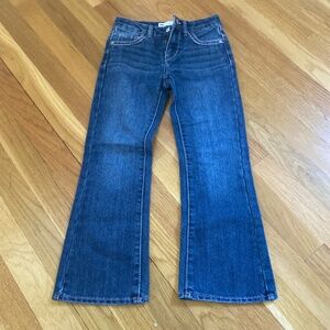 Levi’s girls boot cut jean with pink stitching